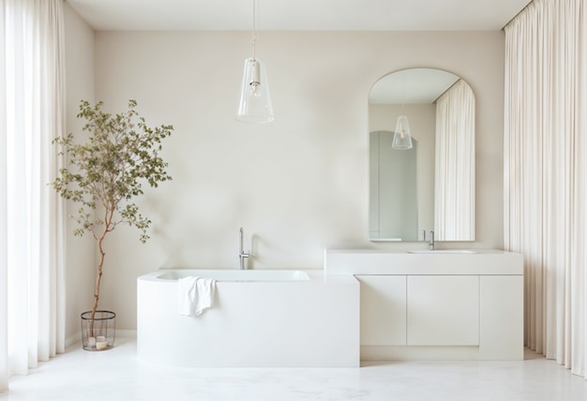 Minimalistická koupelna je hit roku 2025: chcete si ji taky zřídit